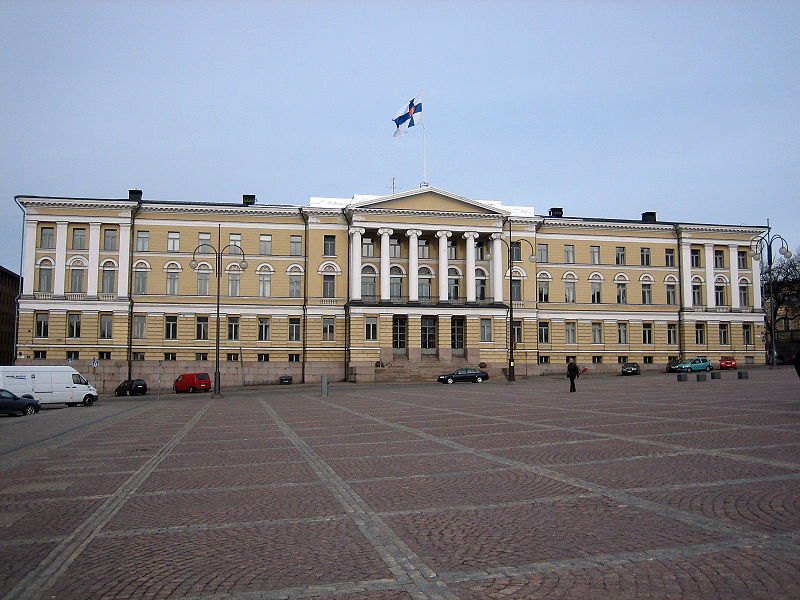 University of Helsinki Main
     Building, Unioninkatu entrance